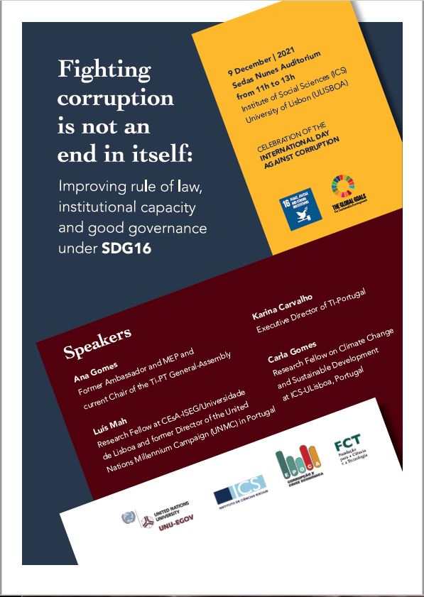 Sessão Comemorativa ao Dia Internacional de Combate à Corrupção