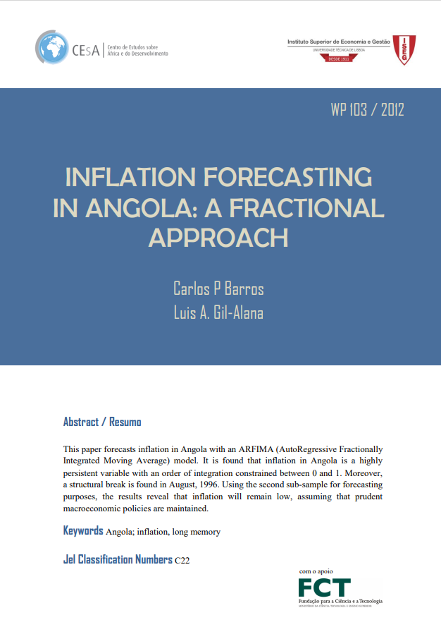 Inflation forecasting in Angola: a fractional approach