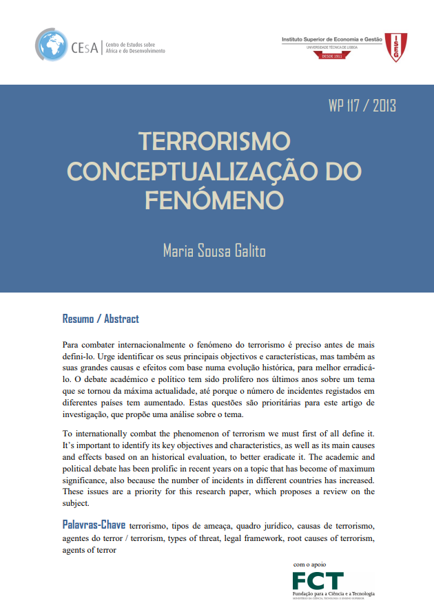 Terrorismo : conceptualização do fenómeno