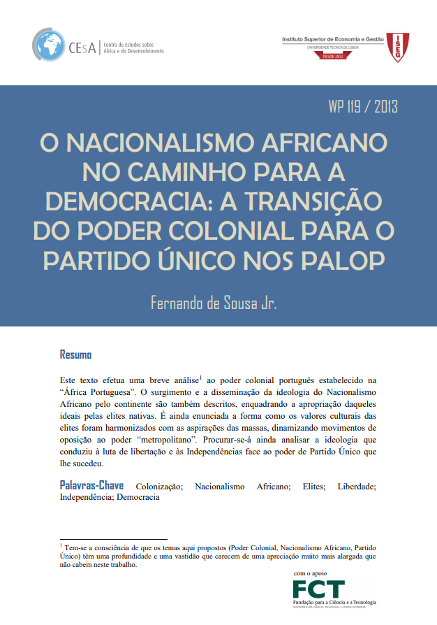 O nacionalismo africano no caminho para a democracia : a transição do poder colonial para o partido único nos PALOP