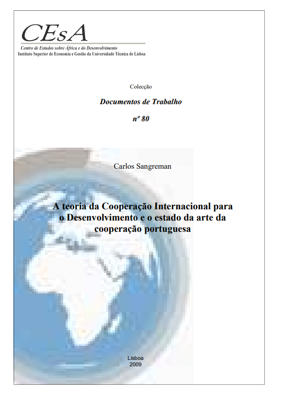 A teoria da cooperação internacional para o desenvolvimento e o estado da arte da cooperação portuguesa
