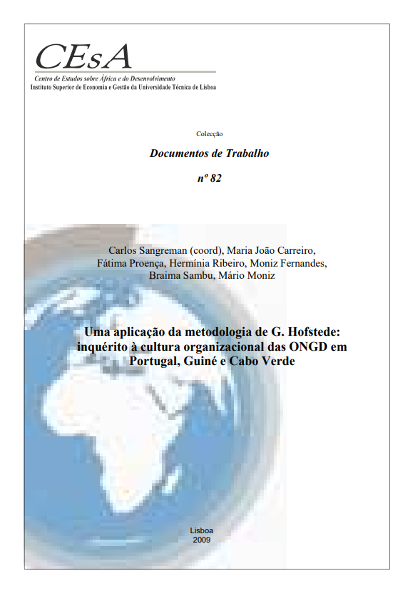 Uma aplicação da metodologia de G. Hofstede : inquérito à cultura organizacional das ONGD em Portugal, Guiné e Cabo Verde