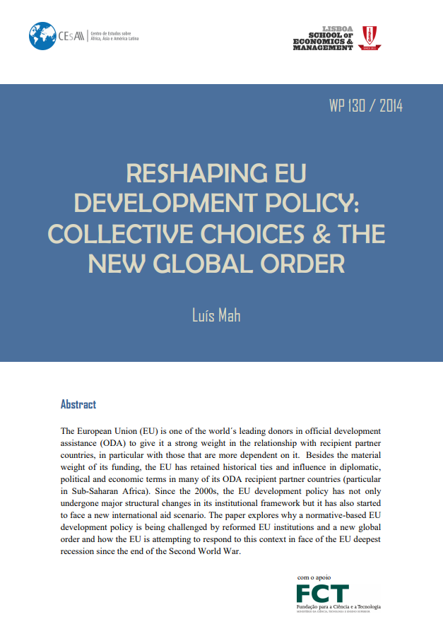 Reshaping EU development policy : collective choices & the new global order