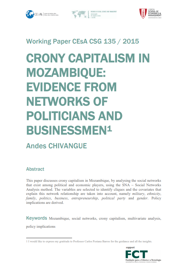 Crony capitalism in Mozambique