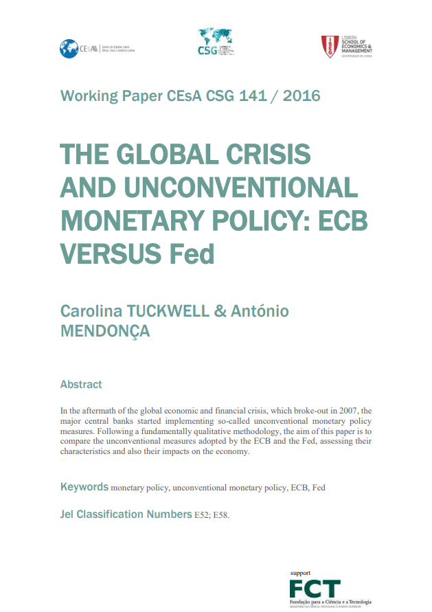 The global crisis and unconventional monetary policy: ECB versus Fed