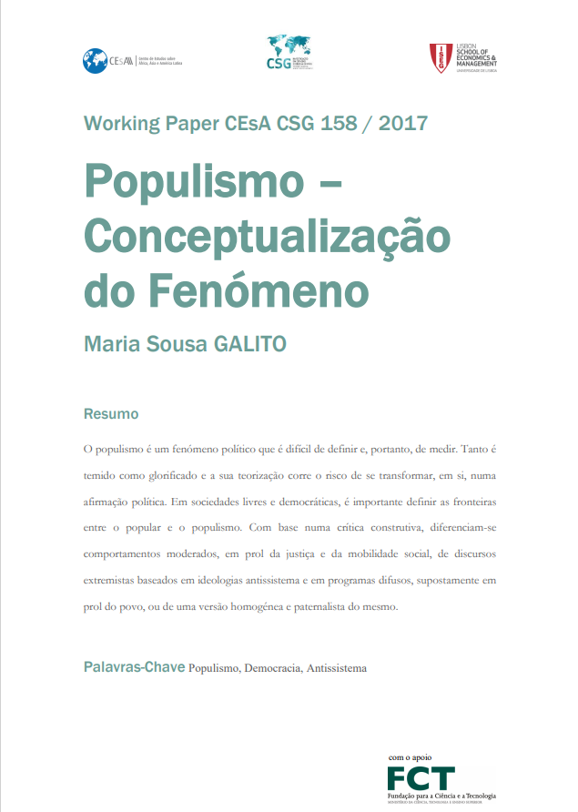 Populismo: conceptualização do fenómeno