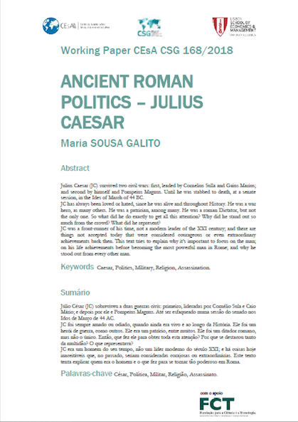 Ancient roman politics – Julius Caesar