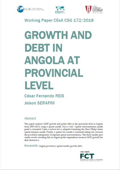 Growth and debt in Angola at provincial level