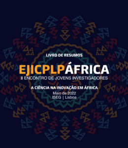 Capa E-book "II encontro de jovens investigadores da cplp sobre áfrica. Livro de resumos."