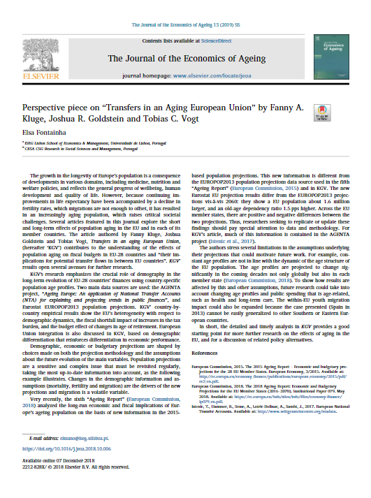 Transfers in an Aging European Union