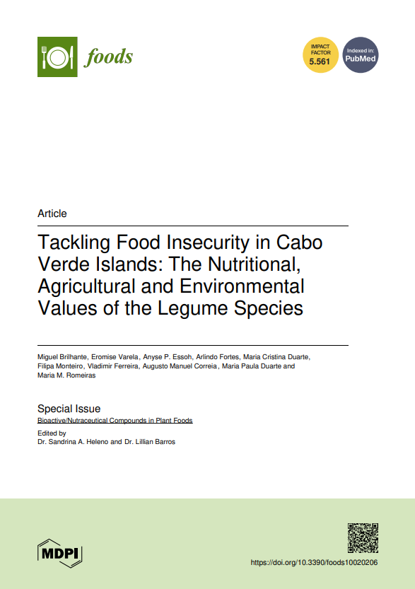 Tackling food insecurity in Cabo Verde Islands: the nutritional, agricultural and environmental values of the legume species