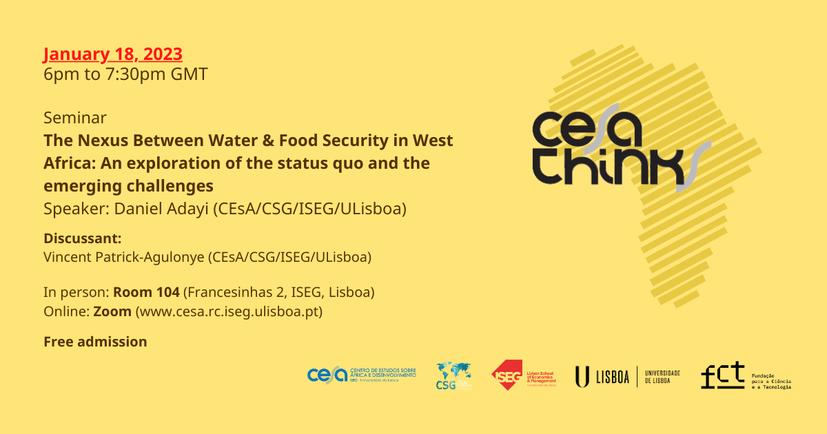 The Nexus Between Water & Food Security in West Africa: An exploration of the status quo and the emerging challenges