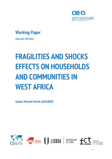 Fragilities and Shocks Effects on Households and Communities in West Africa